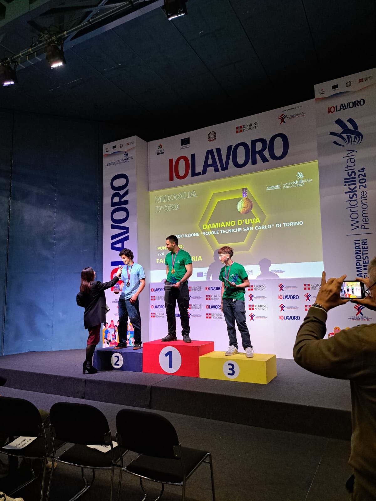 Premiazione di Marco Ondertoller