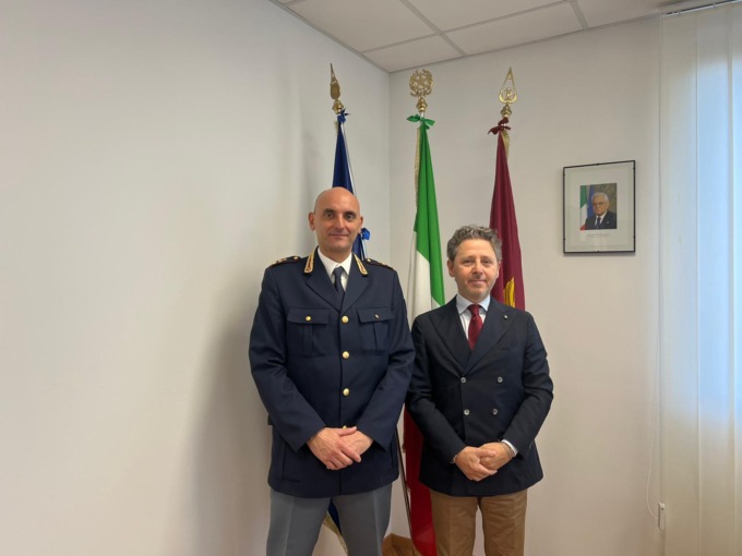 Accolto il nuovo Reggente della divisione Polizia Amministrativa e sociale Massimo Delicato