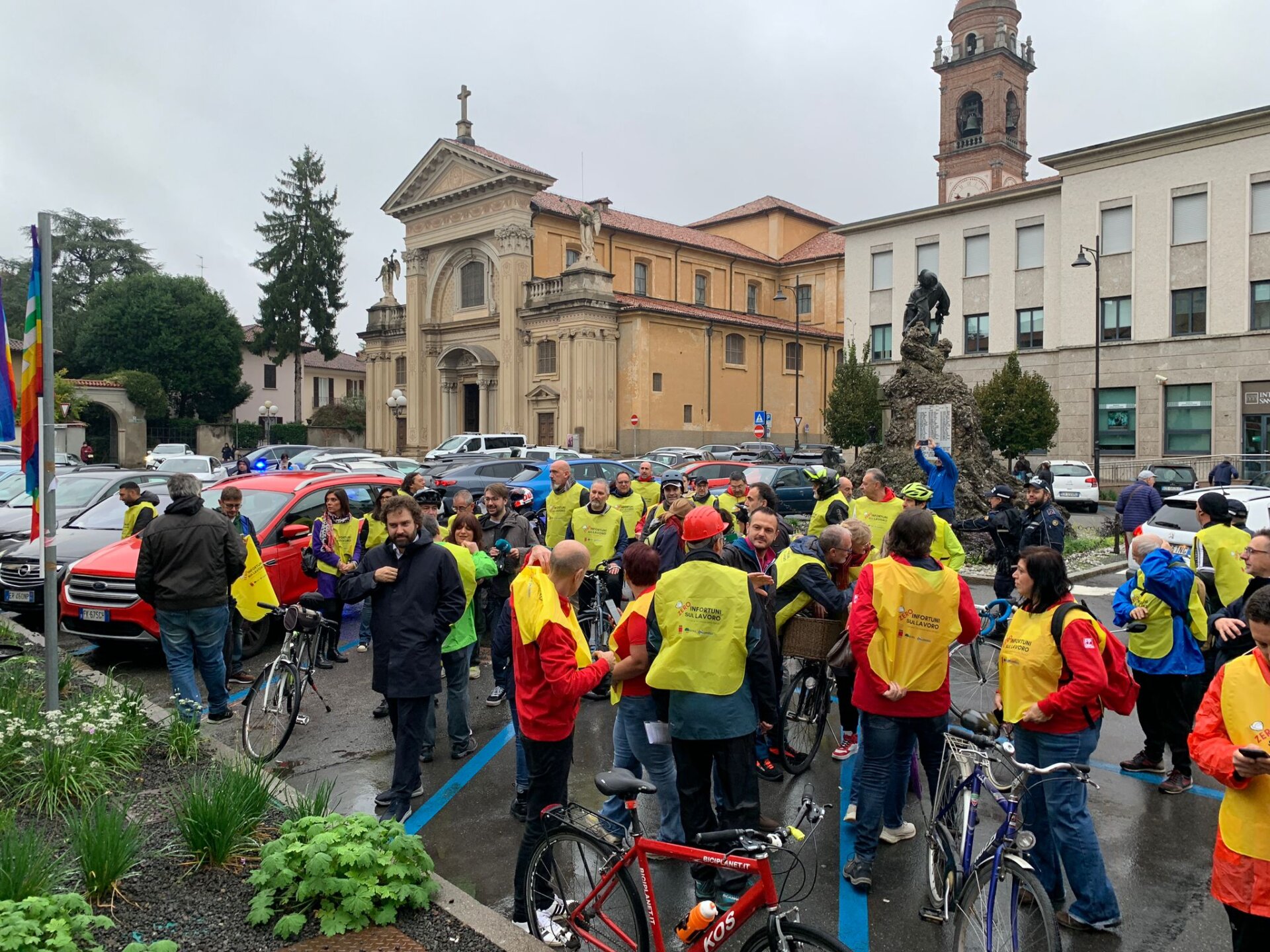 Vimercate partenza ciclo mobilitazione per sicurezza sul lavoro organizzata da Cgil Cisl e Uil