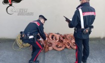 Nell'auto con 300 chili di rame rubato: fermato e denunciato dai Carabinieri