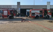 A fuoco un quadro elettrico, Vigili del Fuoco a Cesano Maderno