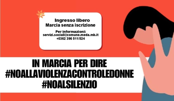 Meda in Marcia per dire “NO alla violenza contro le Donne”