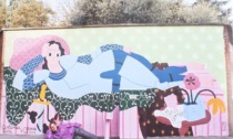 Un murales contro la violenza sulle donne