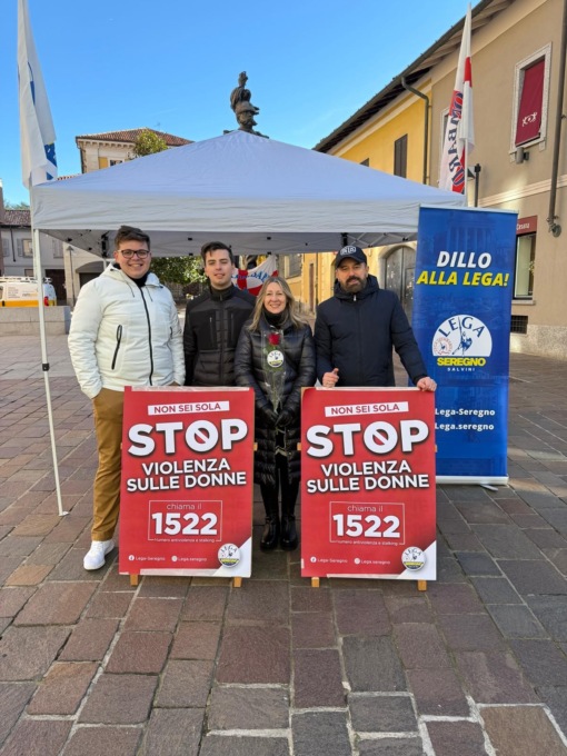 La Lega in piazza: “Stop alla violenza sulle donne”