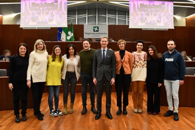 Gli studenti della Rodari in visita a Palazzo Pirelli