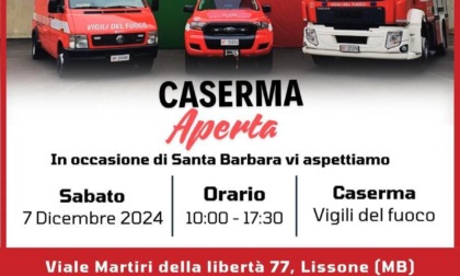 I Vigili del Fuoco a Lissone si preparano per festeggiare Santa Barbara