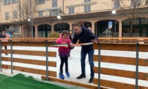 Agrate ha la sua pista di pattinaggio sul ghiaccio