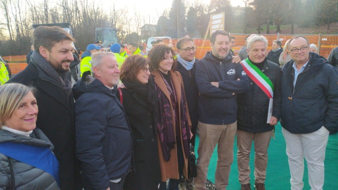 Olimpiadi 2026: Salvini tiene a battesimo il cantiere sulla Ss36