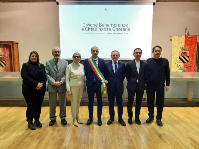 Meda ha premiato due benemeriti e due cittadine onorarie