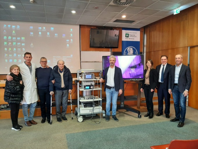 C’è anche Meda nel videolaparoscopio in 3D donato all’ospedale di Desio