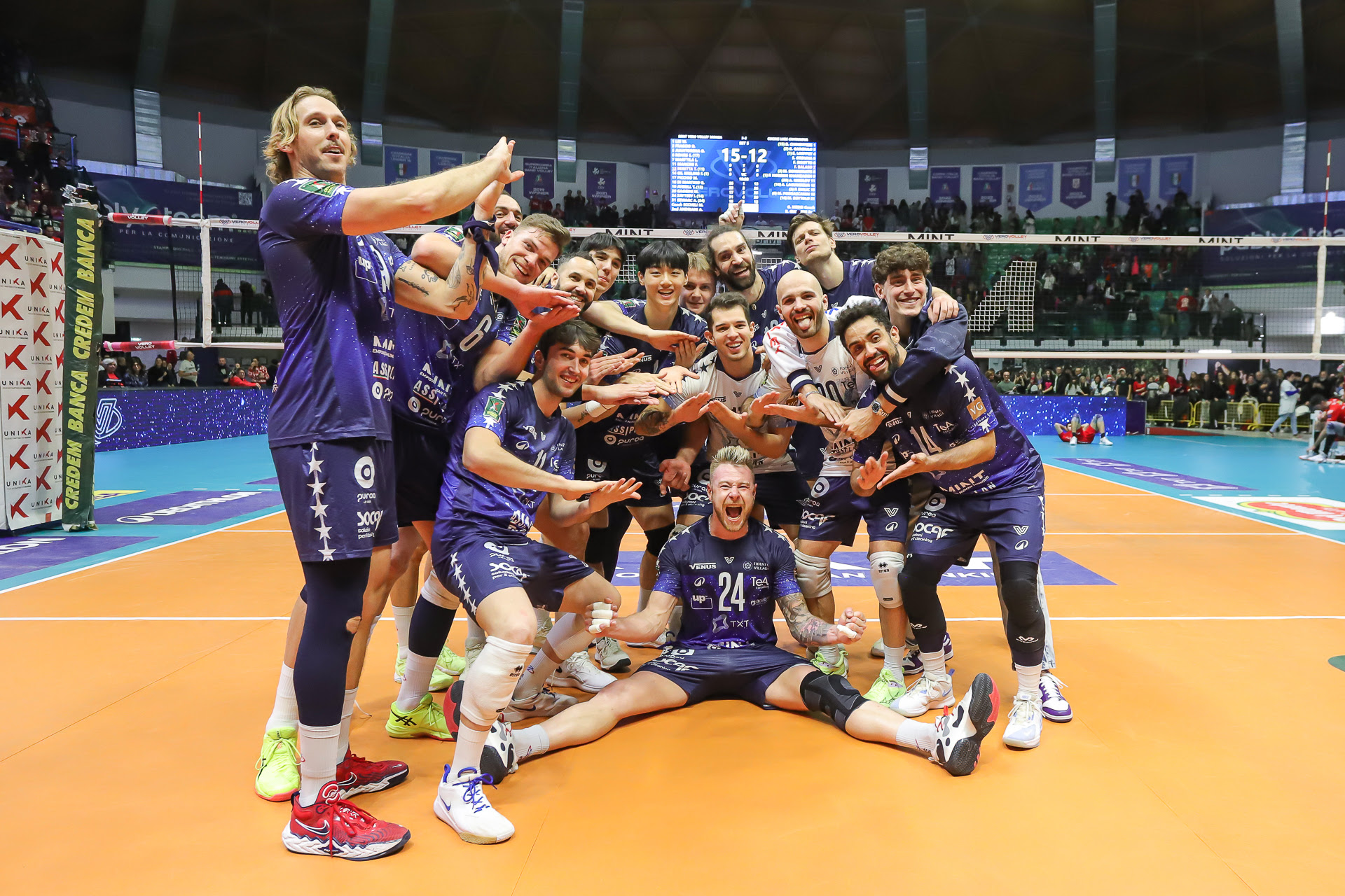 MINT Vero volley Monza contro Cucine Lube Civitanova.