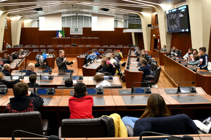 Gli studenti della primaria di Renate ospiti a Palazzo Pirelli