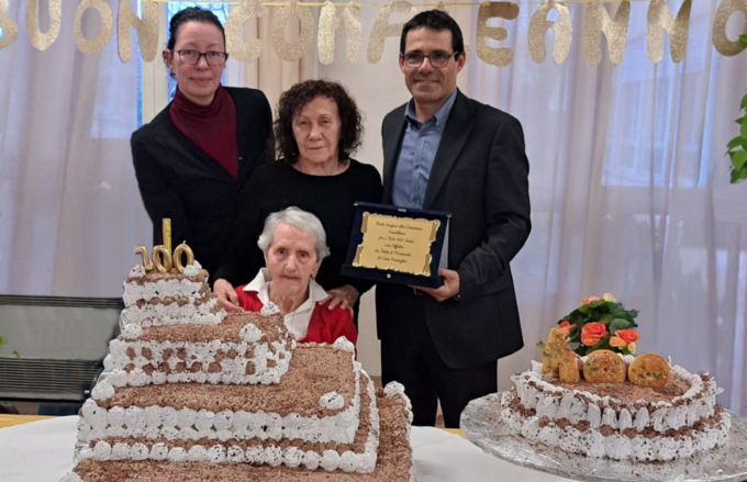 Grande festa alla Casa Famiglia per i 100 anni di Ermellina