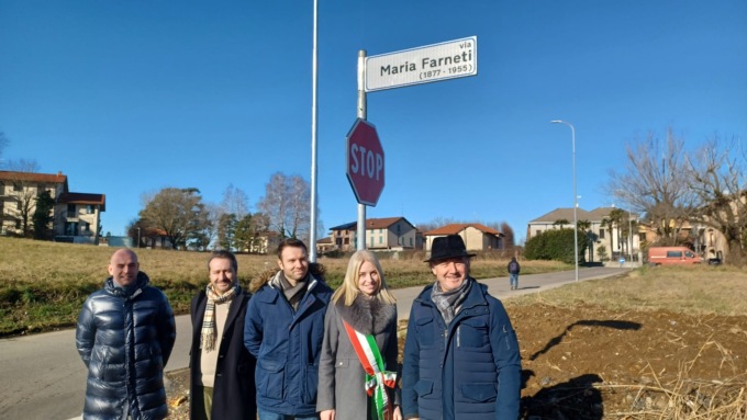 La nuova strada di Copreno intitolata alla cantante lirica Maria Farneti