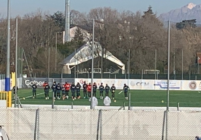 Il Napoli si allena a Vimercate