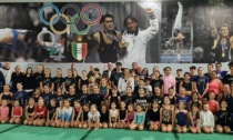 Un murale fotografico di venti metri: così la Ginnastica Meda celebra i suoi campioni