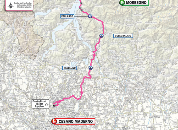 Giro d’Italia in arrivo in Brianza, come cambia la viabilità