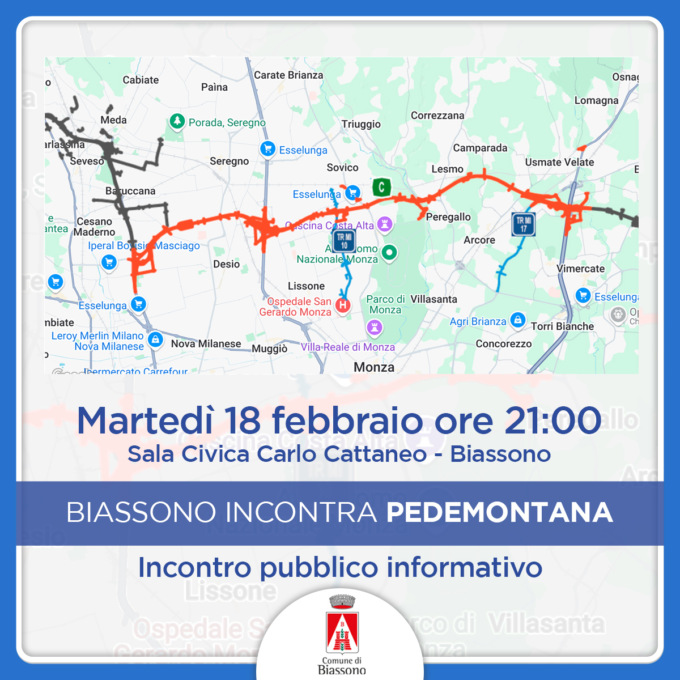 Biassono incontra Pedemontana