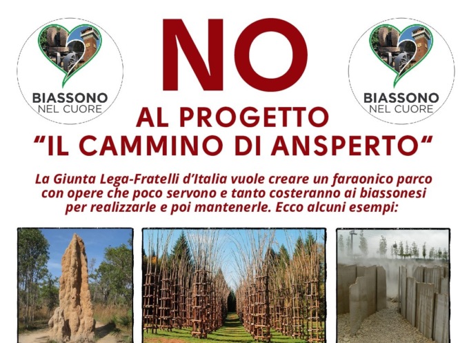 “No” al progetto “Il Cammino di Ansperto”