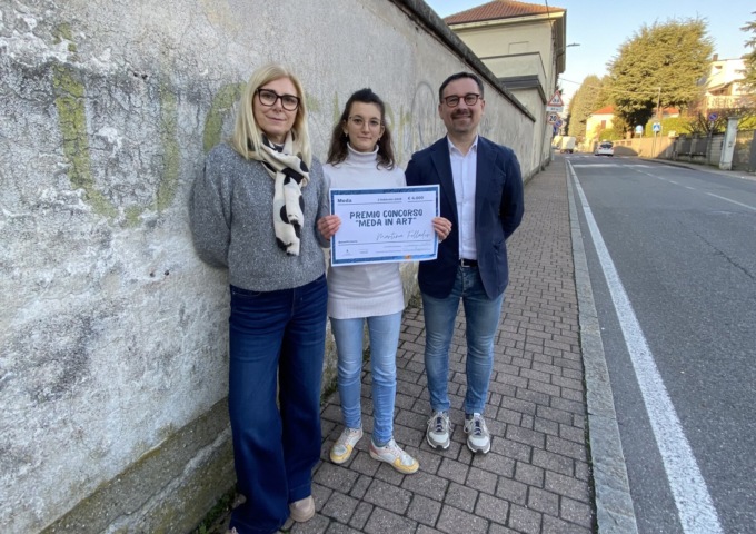 Concorso di street art a Meda: vince Martina Virginia Follador