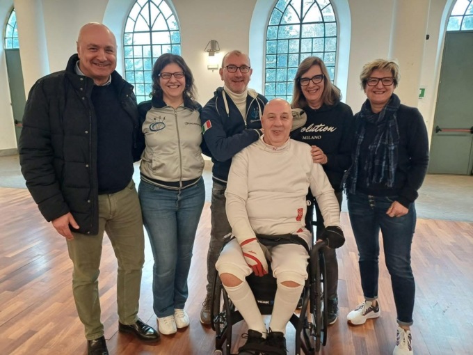 Brianzascherma impegnata nelle prove nazionali paralimpiche