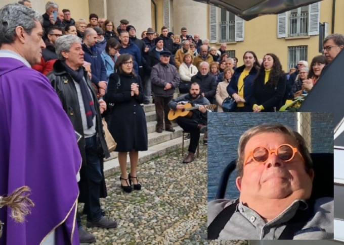 Concorezzo, l’addio a Ettore Andreoni sulle note di “Io Vagabondo”