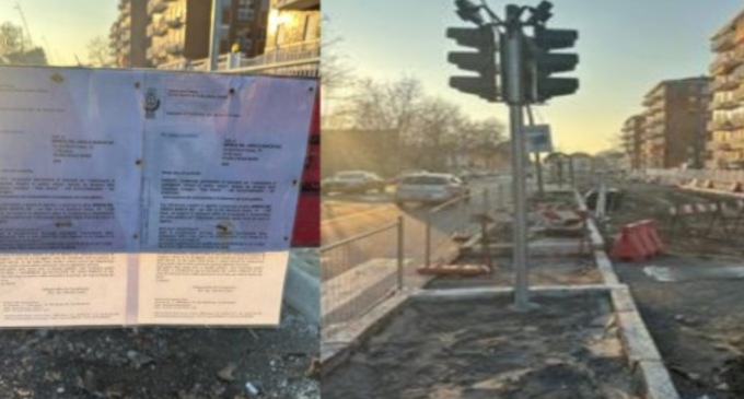 «Lavori in ritardo sul viale, traffico in tilt»