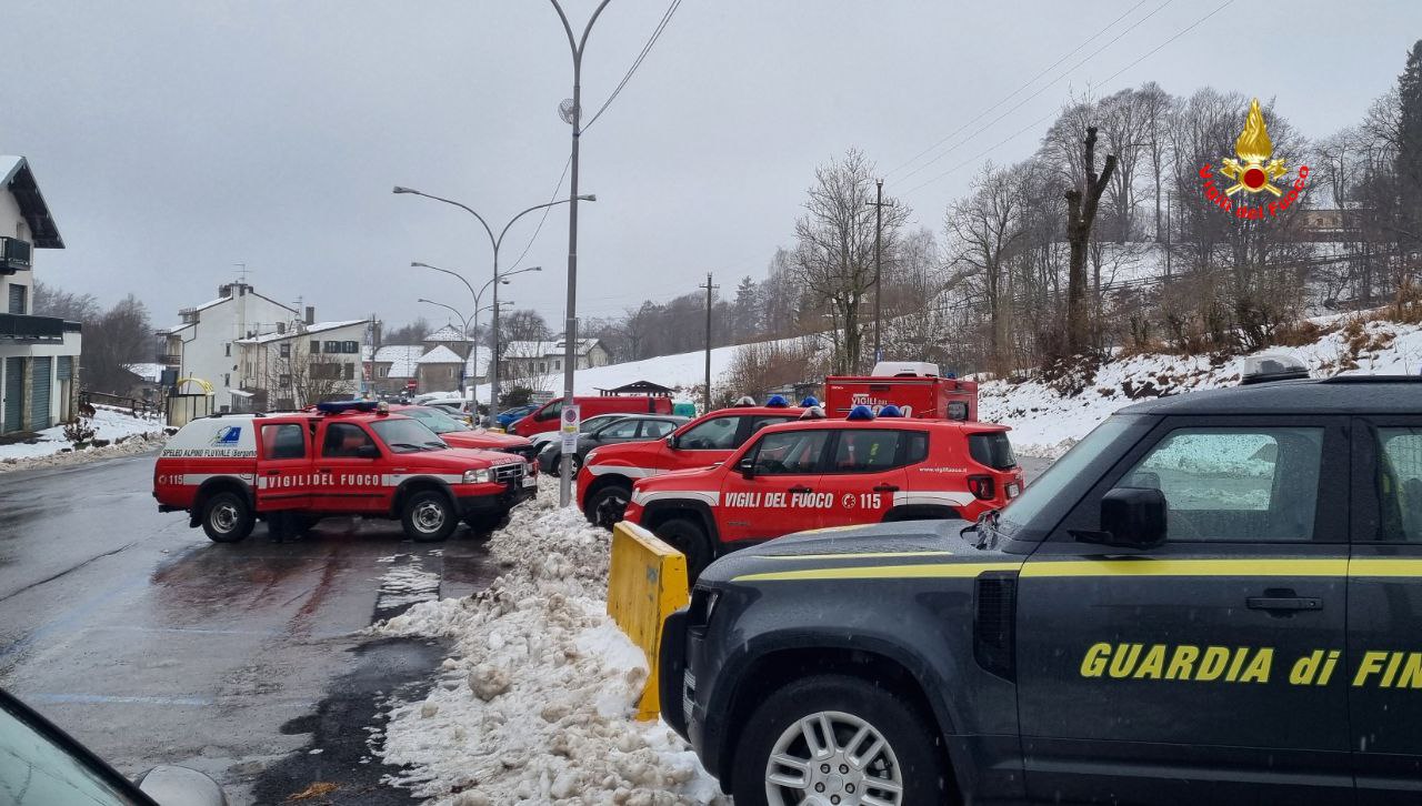 Grignetta due brianzoli dispersi vigili del fuoco pompieri ricerche droni