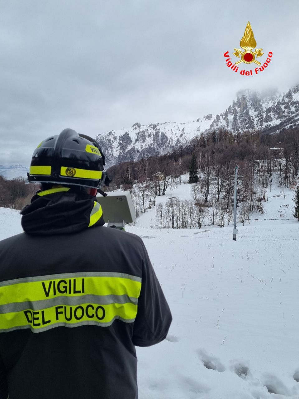 Grignetta due brianzoli dispersi vigili del fuoco pompieri ricerche droni