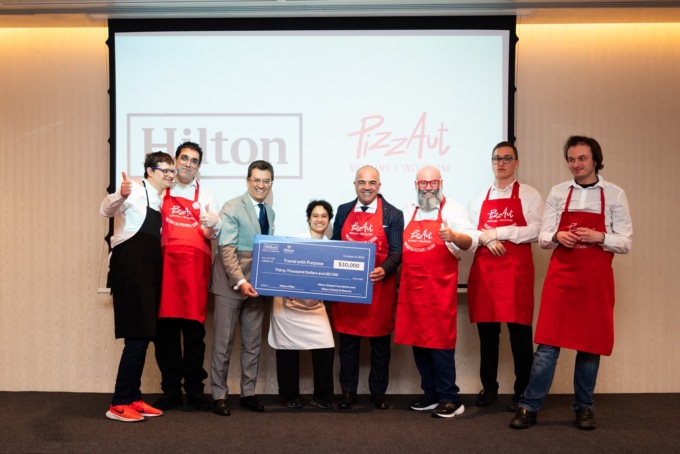 Hilton sostiene PizzAut: donazione e nuove opportunità di lavoro per i ragazzi