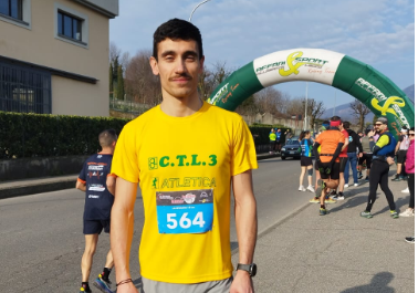 Dal salto in lungo allo skyrunning: Matteo è secondo sul podio della Galbiate-San Genesio