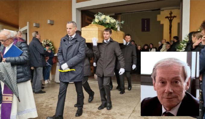 Arcore si stringe per l’ultimo saluto a Luigi Maggioni