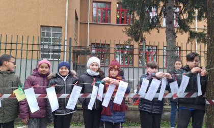 "Fioriscono poesie": il dono dei bambini della primaria Gavazzi alla città