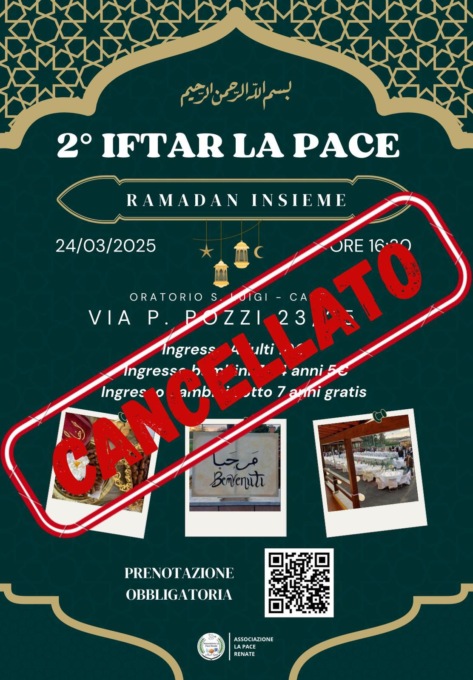 Ramadan, cancellata la festa islamica all’oratorio di Calò