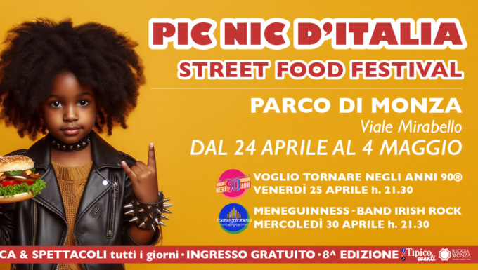Dieci giorni di street food e divertimento al Parco di Monza con Tipico Eventi