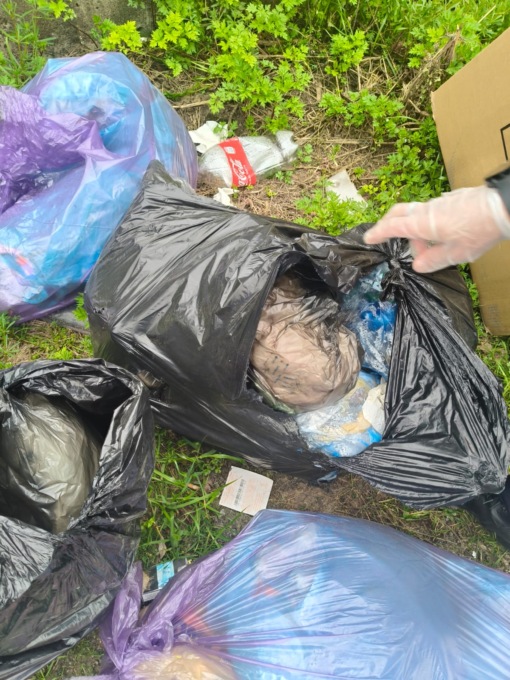 Scarica rifiuti di notte, beccato e denunciato