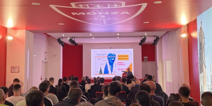 Giambattista Venturati ospite della scuola interna di formazione dell’AC Monza