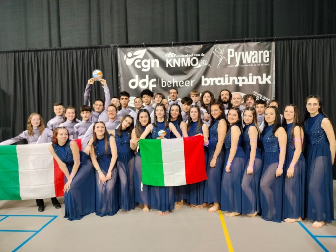 Successo in Olanda per le Triuggio Marching Band indoor