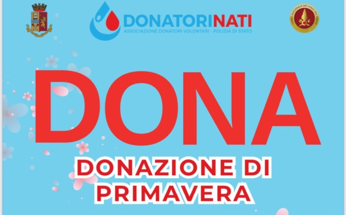 In città una giornata dedicata alla donazione del sangue con la Polizia di Stato