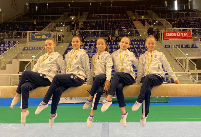 Le giovanissime della Gal Lissone alla prima tappa del Campionato Gold Star