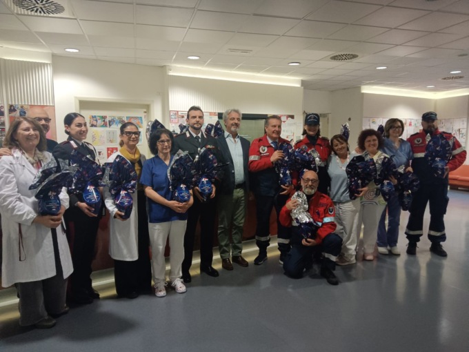 Per i piccoli pazienti del reparto Primula arrivano le uova di Pasqua
