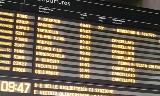 In arrivo un venerdì nero per viaggiare in treno: annunciato lo sciopero