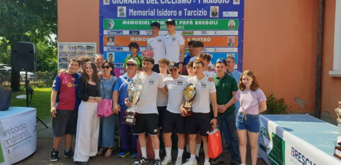 Maffei sfreccia sul traguardo di Montichiari
