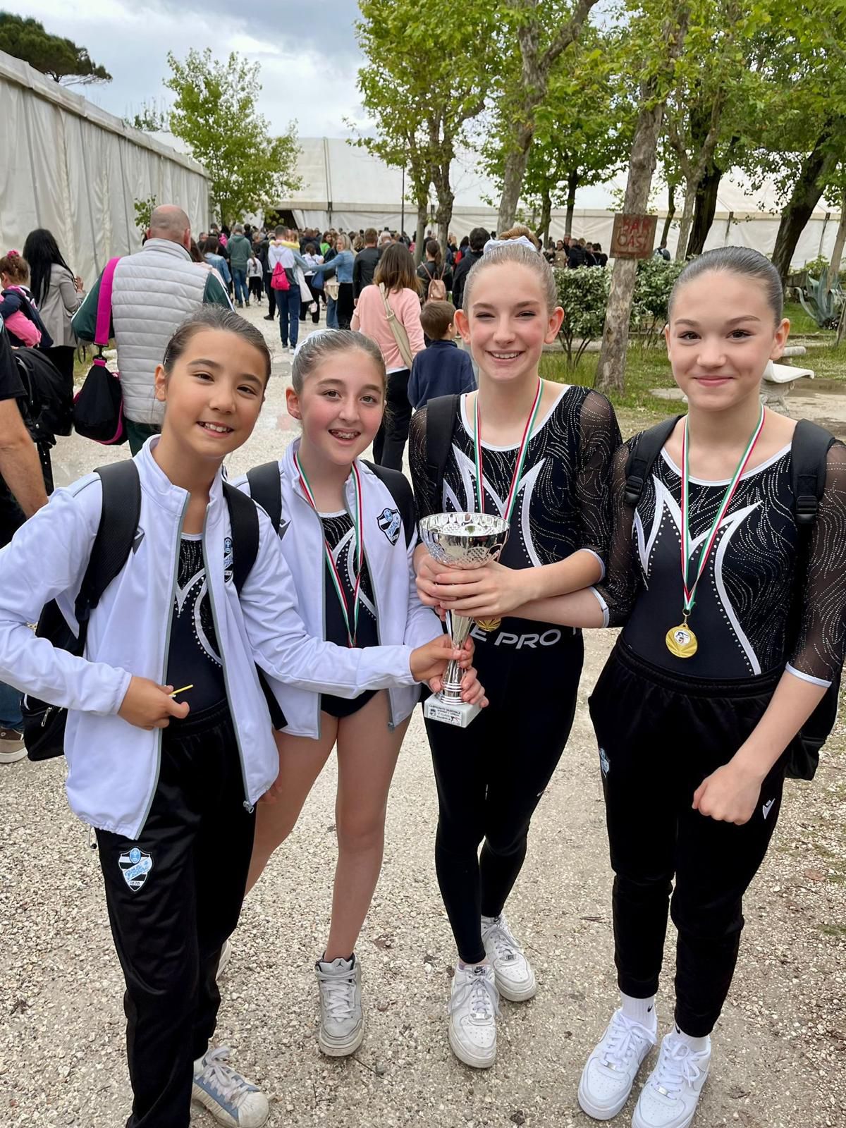 Cesenatico Acrobat 2 squadra Allieve B Sara Berna Isabella Paglia Vittoria Fox e Veronika Shkona