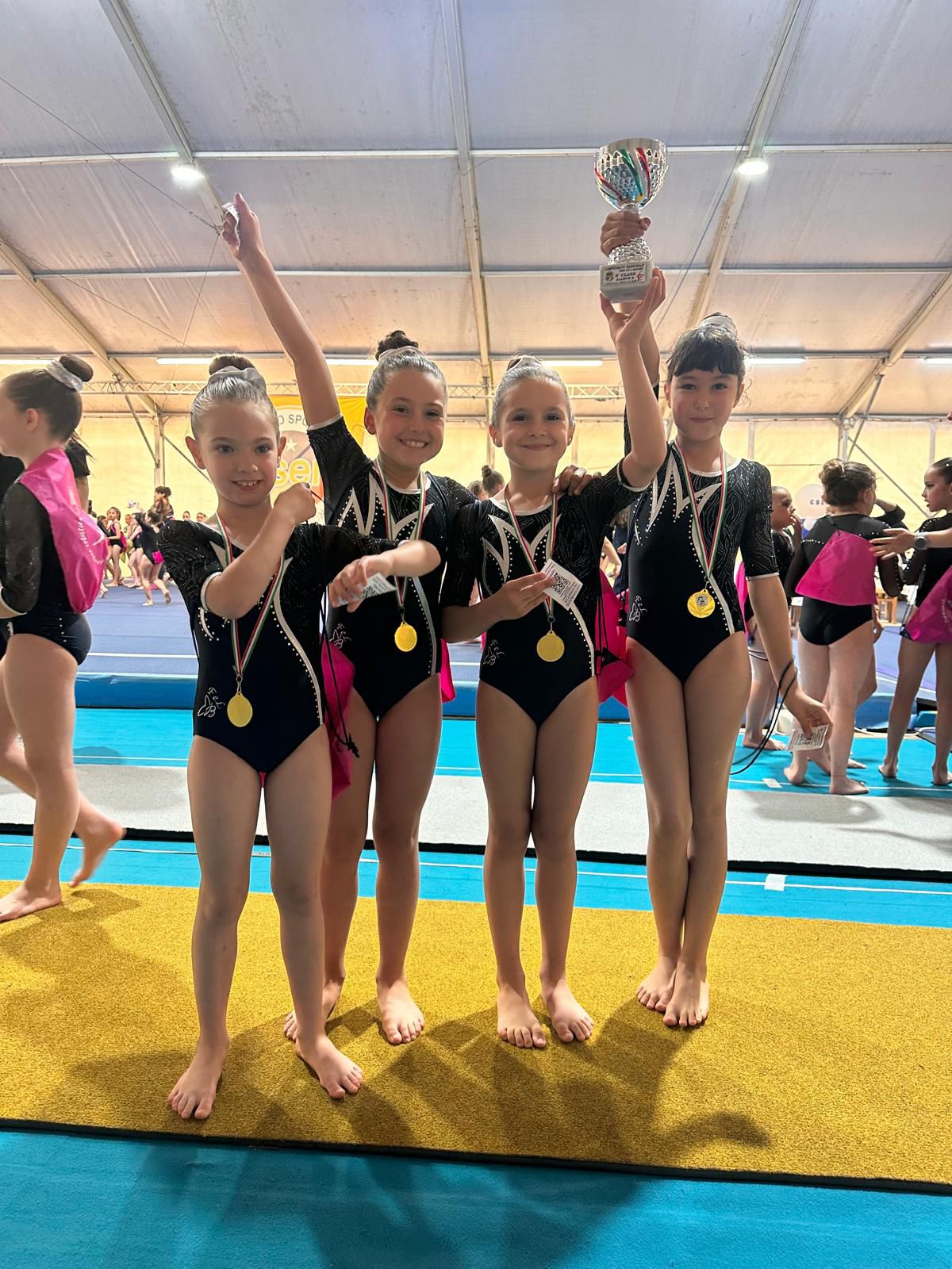 Cesenatico Allieve A Eleonora Burnelli, Ginevra Pessina, Martina Pozzi, Sara Carrozza e Ginevra Domine 5