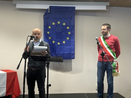 Cornate assessore Gaetano Calabrò e sindaco Andrea Panzeri