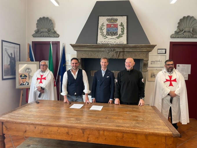 L’Associazione Templari Oggi impegnata nel presidio di Villa Borromeo