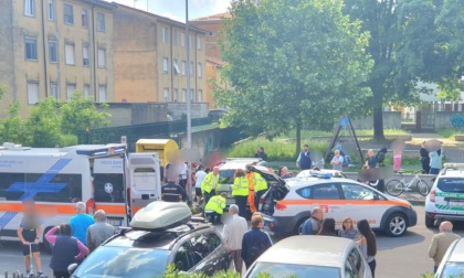 Ragazzino investito: sul posto anche l'elisoccorso