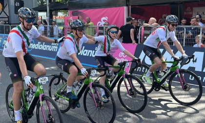 Da Biassono a Cesano con Chiappucci, la volata del Team Anci al Giro d'Italia