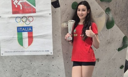 Gaia, la giovane atleta desiana nei Ragni di Lecco